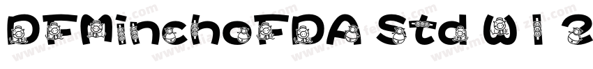 DFMinchoFDA Std W12字体转换